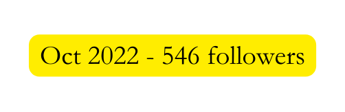 Oct 2022 546 followers